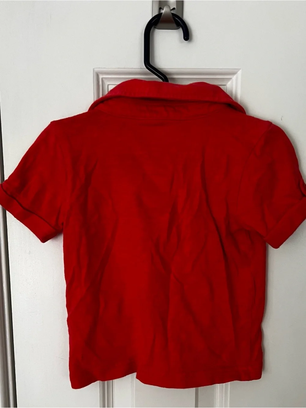 Old Navy Red Short Sleeve Polo with Chest Pockets